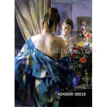  Reproduction Impressionist Oil Painting (Reproduction impressionniste peinture à l`huile)
