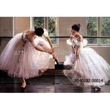  Oil Painting Reproduction (Ballet) (Oil Painting Воспроизведение (балет))