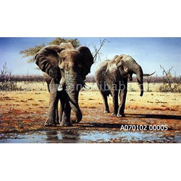  Animal Oil Painting (Animal peinture à l`huile)