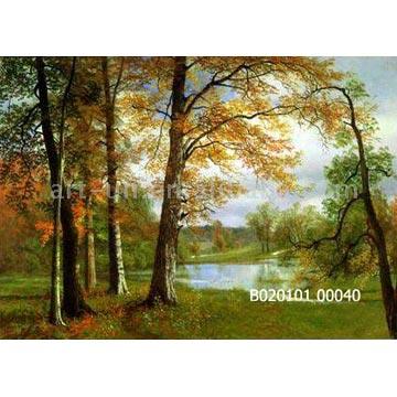  Oil Painting Reproduction (Landscape) (Oil Painting Воспроизведение (Горизонтально))
