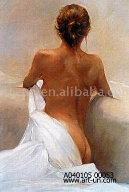   Nude people Reproduction Oil Painting (Personnes nues reproduction peinture à l`huile)