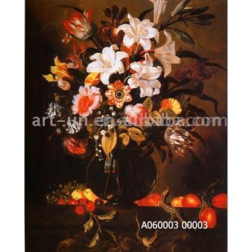  Oil Painting Reproduction (Flower) (Oil Painting Размножение (цветок))