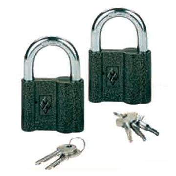  Iron Lock with Plastic Painted and Pattern