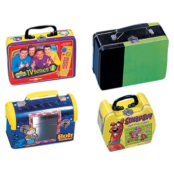  Tin Box with Plastic Handle (Tin Box avec poignée en plastique)