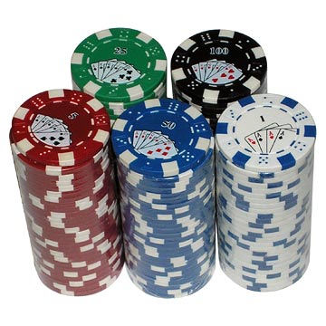  Poker Chips with Printing