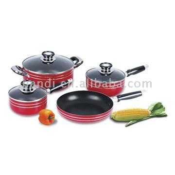  7pc Cookware Set (7pc Batterie de cuisine)