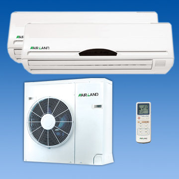  LED Dual-Split Air Conditioner (2 x 12,000BTU) (LED Dual-Split-Klimagert (2 x 12.000 BTU))