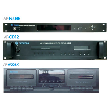  CD, VCD, MP3 Player, AM / FM Stereo Tuner and Cassette Deck (КР, VCD, MP3-плеер, AM / FM стерео-тюнер и кассетная дека)