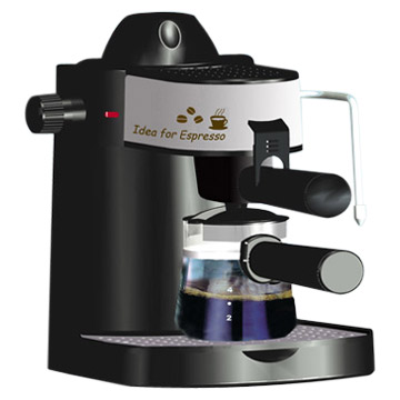  Espresso and Cappuccino Coffee Maker