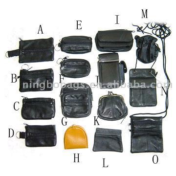  Leather Purses (Porte-monnaie en cuir)