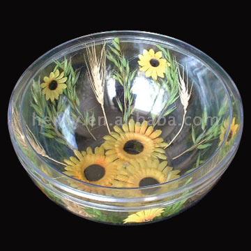  Plastic Dry Flower Salad Bowl (Пластиковые Dry Flower Салатница)