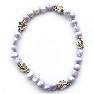  Fresh Water Pearl Bracelet (Bracelet de perles d`eau douce)