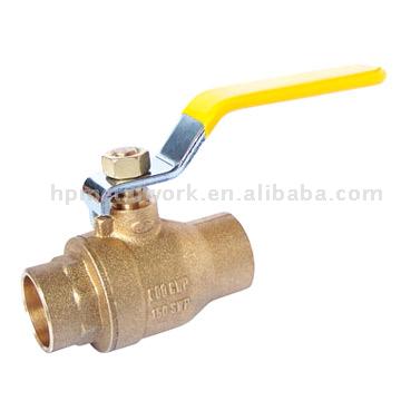  Brass Ball Valve with Soldered Ends (Шаровый кран с Паяные Ends)