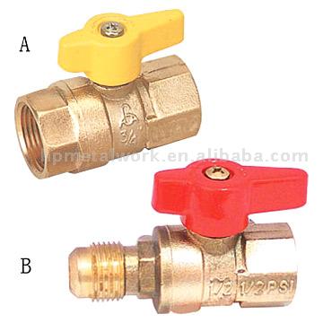  Brass Gas Ball Valve with CSA Approval (Латунные шаровые краны газ с КСА Утверждение)