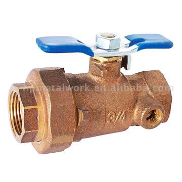  Bronze Union Ball Valve Tapped (Bronze Union Ball Valve Tapped)