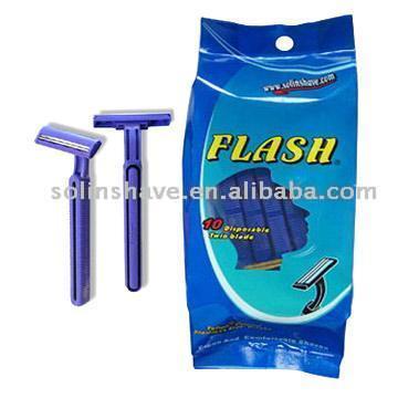  Disposable Razors-Twin Blade (F20510) (Rasoirs jetables-Twin Blade (F20510))