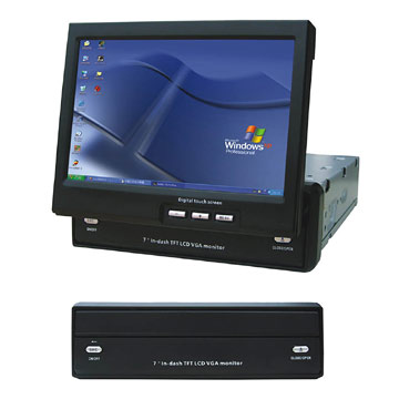 7" In-Dash VGA TFT LCD Monitor with Touch Screen (7 "In-Dash TFT VGA Moniteur ACL à écran tactile)