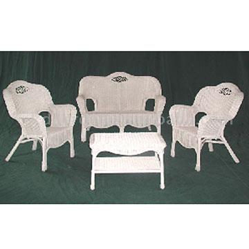  4pc Wicker Furniture Set ( 4pc Wicker Furniture Set)