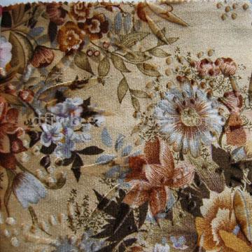  Printed Velvet Fabric