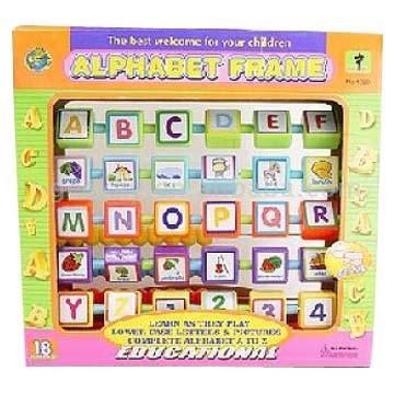  Alphabet Frame with Colorful Matching Pictures ( Alphabet Frame with Colorful Matching Pictures)