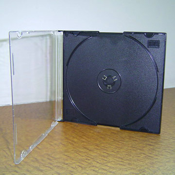  5.2mm Slim CD Jewel Case with Black Back (5.2mm CD Slim Jewel Case with Black Back)