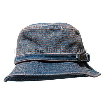 Denim Bucket Hat (Denim Bucket Hat)