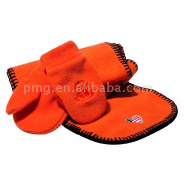  Polar Fleece Scarf and Gloves ( Polar Fleece Scarf and Gloves)