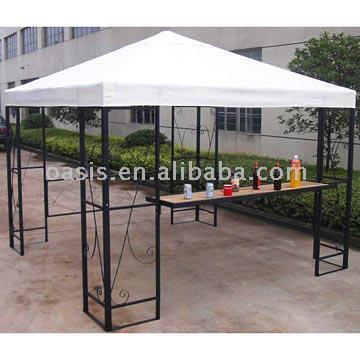  Metal Trellis with Bar Table