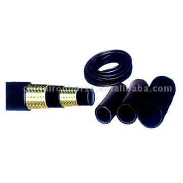 Steel Wire Reinforced, Rubber Covered Hydraulic Hose