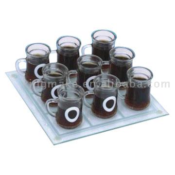  Glass Tic Tac Toe Set ( Glass Tic Tac Toe Set)