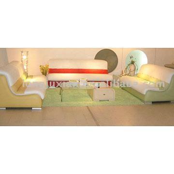  Genuine Leather Sofa Set