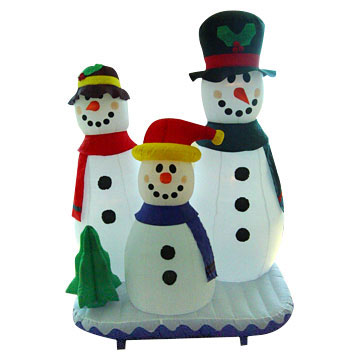  Inflatable Snowman (Bonhomme de neige gonflable)