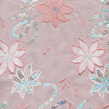  Spangle Embroidered Tulle ( Spangle Embroidered Tulle)
