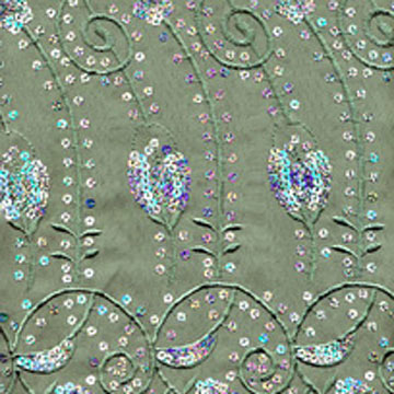  Spangle Embroidered Velvet ( Spangle Embroidered Velvet)