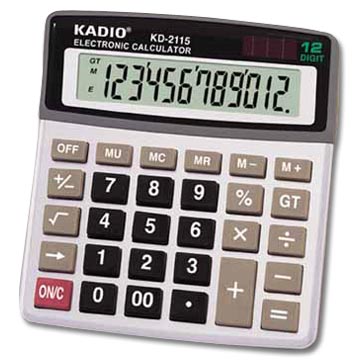  12 Digit Desk Top Calculator (Desk Top 12 chiffres Calculatrice)