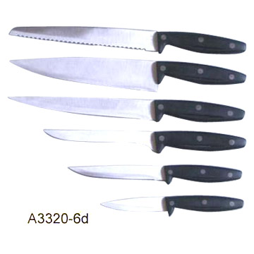  6 Piece Knife Set with Bakelite Handle (6 шт Набор ножей с бакелитовой ручкой)