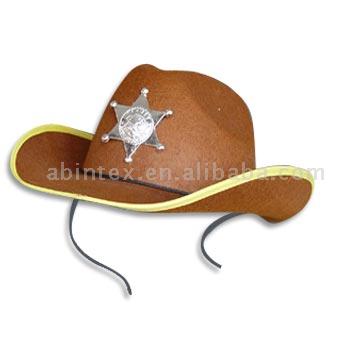  Sheriff Costume Hat (Шериф костюмам Hat)