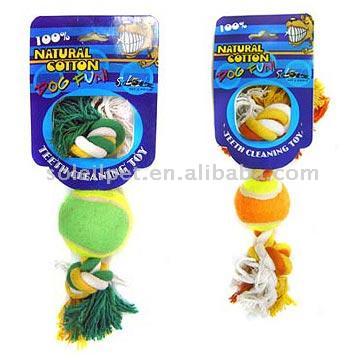  Rope W/Tennis Ball Dog Toys (C3747,C3819) (Rope W / Tennis Ball Dog Toys (C3747, C3819))