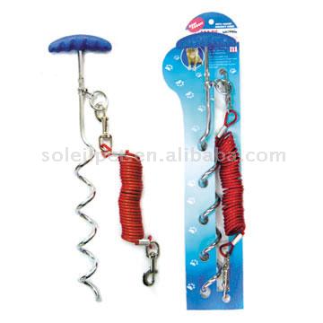  Spiral Tie-Out Stake and Cable (Спираль галстуков Out ставки и кабельные)