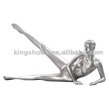  Female Fashion Sitting Mannequins (Женская мода заседание Манекены)