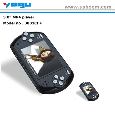  3.0" Screen MP4 Player with Camera and Card Slot