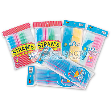  Fancy Straws with OPP Film Headcard ( Fancy Straws with OPP Film Headcard)