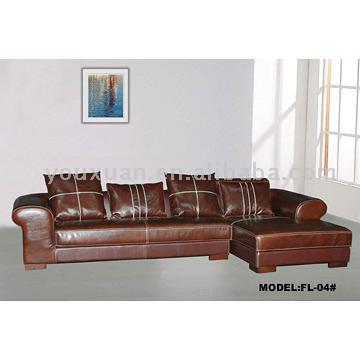  Leather Sofa Set
