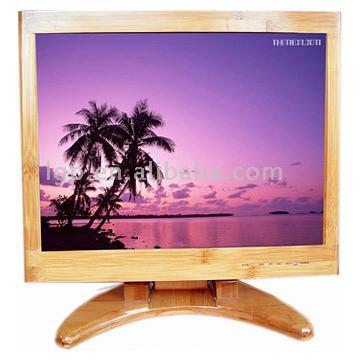  17" LCD Monitor with Bamboo Mold (Moniteur LCD 17 "avec Bamboo Mold)