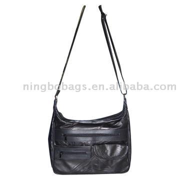  Patched Leather Bag (Sac en cuir patché)