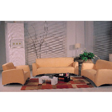  Leather and Show Wood Upholstery