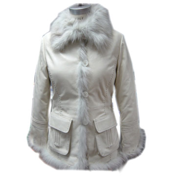 Ladies` Leather Coat ( Ladies` Leather Coat)