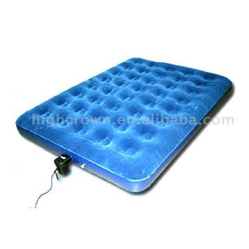  Double Flocked Air Bed with Electrical Pump ( Double Flocked Air Bed with Electrical Pump)