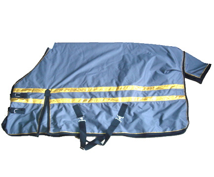  600D Standard Turnout Rug with Golden Stripe (600D Стандартный Явка ковер с золотой полосой)