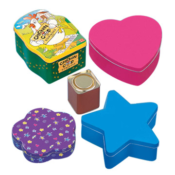  Flower Shaped Tin Box